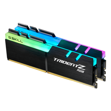 16GB Kit (2 x 8GB) Trident Z RGB DDR4 3000MHz, CL16, Black, RGB LED, DIMM Memory