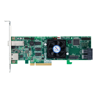 ARC-1884IXL-8, SAS 12Gb/s, 12-Port, PCIe 3.0 x8, Controller with 2GB Cache, Includes 2x Internal MiniSAS HD (SFF-8643) to 4x SATA Cables