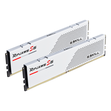 32GB (2 x 16GB) Ripjaws S5 DDR5 5600MHz, CL36, White, DIMM Memory