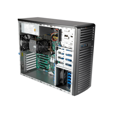 A+ Server 3014TS-i, Mid Tower, AMD EPYC™ 7002/7003 Series Processors, 4x 3.5&quot;+ 4x 2.5&quot; SATA, 8x DDR4, 2x M.2, 2x 1GbLAN, 900W PSU