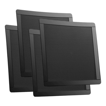 80mm Fan Dust Filter Mesh 3.15inch 8cm Magnetic PVC PC Case Fan Dust Cover Grills Black 4-Pack