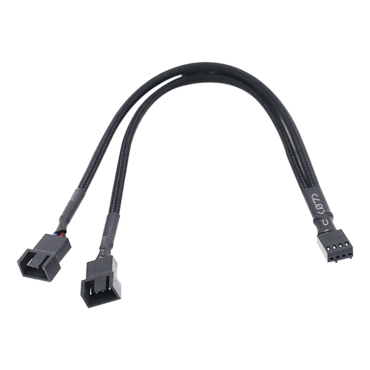 Fan Splitter Power Y Cable 4 Pin CPU Female 2x Male, , 10 pack