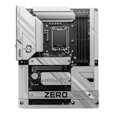 Z790 PROJECT ZERO, Intel® Z790 Chipset, LGA 1700, ATX Motherboard