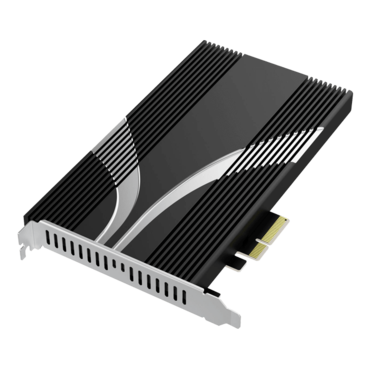 4-Drive M.2 NVMe SSD to PCIe 3.0 x4 Adapter Card with Heatsink