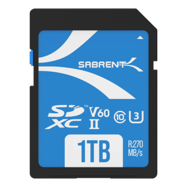 1TB V60 SD UHS-II 270 / 170MB/s SD Memory Card