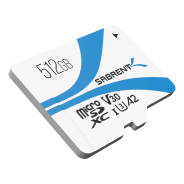 512GB V30 A2, 100 / 30MB/s, MicroSDXC, Memory Card