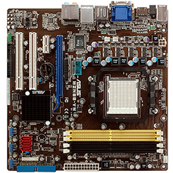 ASUS M2N68-VM, AM2+, GeForce® 7050PV, DDR2-1066 8GB /4, PCIe x16, SATA 3 Gb/s RAID 5 /3, VGA+DVI, HDMI, HDA, GbLAN, mATX, Retail