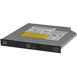 DS-8A8SH Slim Black 8x DVD±R/RW Dual Layer Burner, SATA