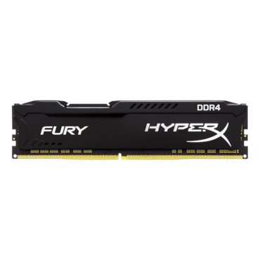 8GB HyperX Fury DDR4 2400MHz, CL15, Black, DIMM Memory