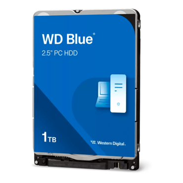 1TB Blue WD10SPZX, 5400 RPM, SATA 6Gb/s, 128MB cache, 2.5&quot; HDD