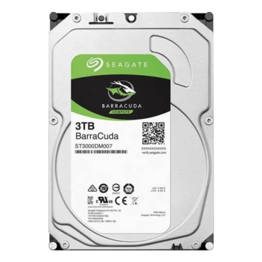 3TB BarraCuda ST3000DM007, 5400 RPM, SATA 6Gb/s, 256MB cache, 3.5&quot; HDD