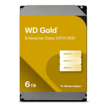 6TB Gold WD6003FRYZ, 7200 RPM, SATA 6Gb/s, 512e, 256MB cache, 3.5&quot; HDD