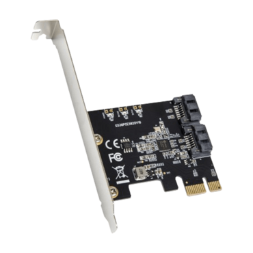 SI-PEX40148, SATA 6Gb/s, 2-Port, PCIe 3.0 x1, Controller Card