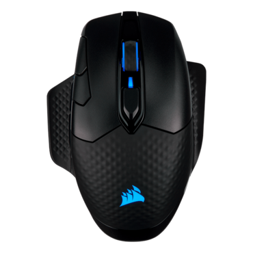 DARK CORE RGB PRO, 9 RGB Zones, 18000-dpi, Wired/Bluetooth/Wireless, Black, Optical Gaming Mouse