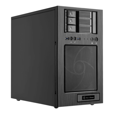 CS330, 3 x 3.5&quot; Hotswap Bay, No PSU, microATX, Black, Desktop Chassis