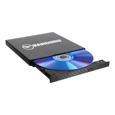 QS Slim BD-RE, BD 6x / DVD 8x / CD 24x, Blu-ray Disc Burner, USB 3.0, External Optical Drive - TAA Compliant