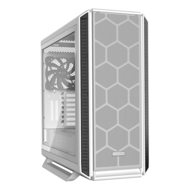 Silent Base 802 Tempered Glass, No PSU, E-ATX, White, Mid Tower Case