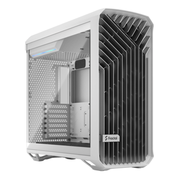 Torrent Clear, Tempered Glass, No PSU, E-ATX, White, Mid Tower Case