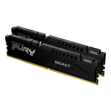 32GB (2 x 16GB) FURY Beast DDR5 5600MHz, CL40, Black, DIMM Memory