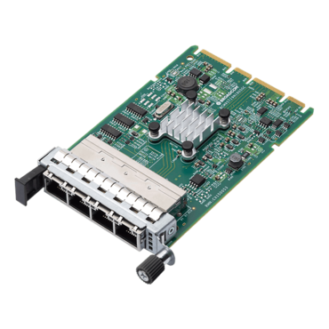 BCM95719N1905C, 1Gbps, 4xRJ45, Ethernet, OCP 3.0 Mezzanine Network Adapter