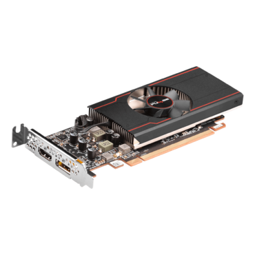 Radeon™ RX 6400 PULSE, 1923 - 2321MHz, 4GB GDDR6, Low Profile Graphics Card