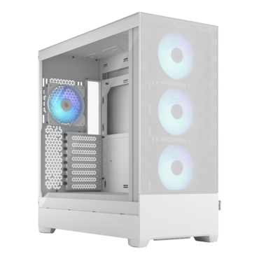 Pop XL Air RGB, Tempered Glass, No PSU, E-ATX, White, Full Tower Case