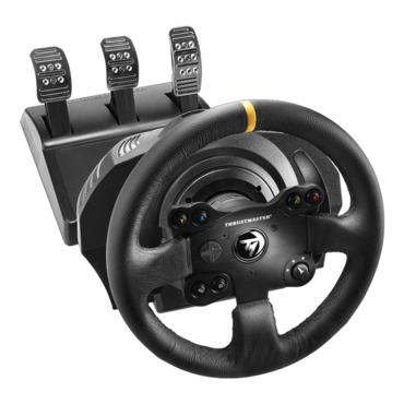 TX Racing Wheel Leather Edition with T3PA 3 pedal set