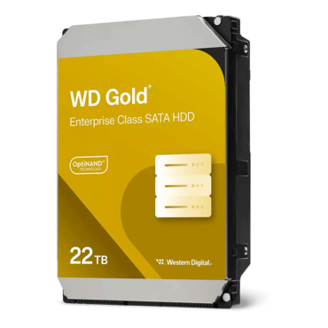 22TB Gold WD221KRYZ, 7200 RPM, SATA 6Gb/s, 512e, 512MB cache, 3.5&quot; HDD