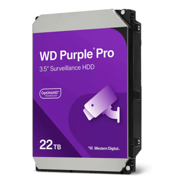 22TB Purple Pro WD221PURP, 7200 RPM, SATA 6Gb/s, 512MB cache, 3.5&quot; HDD