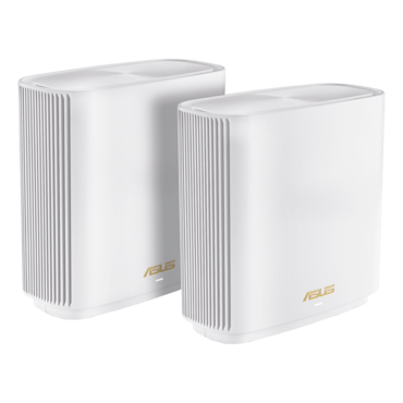 ZenWiFi XT9 (W-2-PK), IEEE 802.11ax, Tri-Band 2.4 / 5GHz / 5GHz, 574 / 2402 / 4804 Mbps, 3xRJ45, 1x USB 3.0, Retail Wireless Mesh System