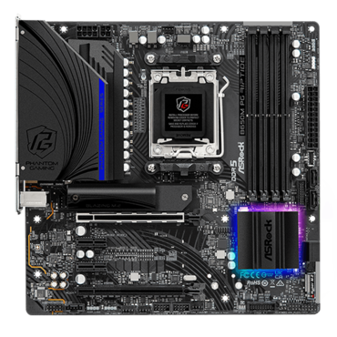 B650M PG Riptide, AMD B650 Chipset, AM5, microATX Motherboard