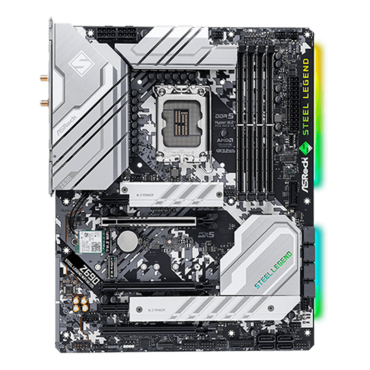 Z690 Steel Legend WiFi 6E/D5, Intel® Z690 Chipset, LGA 1700, ATX Motherboard