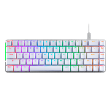 ROG Falchion Ace, Per Key RGB, ROG NX Red, Wired, White, Mechanical Gaming Keyboard