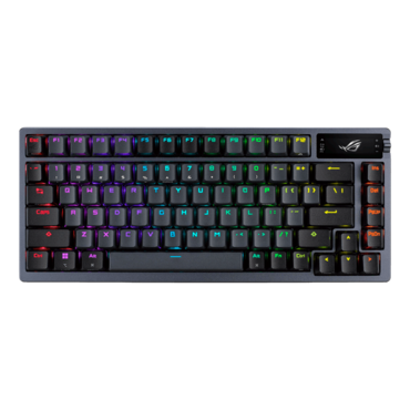 ROG Azoth, Per Key RGB, ROG NX Red, Wireless/Wired/Bluetooth, Gunmetal, Mechanical Gaming Keyboard