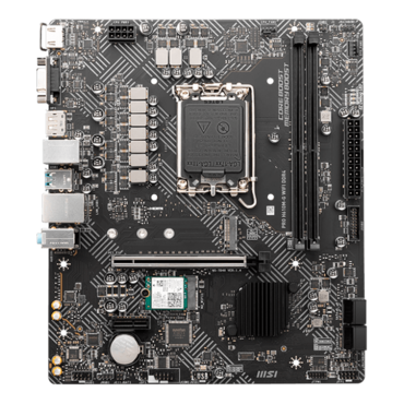 PRO H610M-G WIFI DDR4, Intel® H610 Chipset, LGA 1700, microATX Motherboard