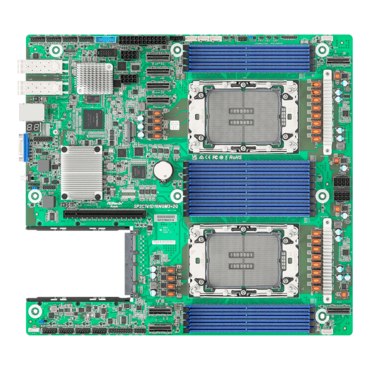 SP2C741D16NQM3-2Q,  Intel® C741, LGA 4677 / 2, DDR5-5600 1.5TB ECC RDIMM / 16, VGA, M.2, MCIO / 8, 25GbLAN / 2, EEB Retail