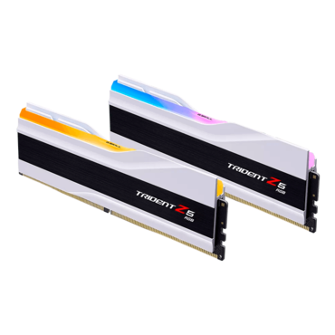 32GB (2 x 16GB) Trident Z5 RGB DDR5 6000MT/s, CL36, White/Black, RGB LED, DIMM Memory