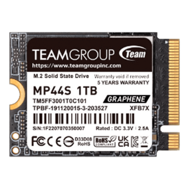 1TB MP44S, 5000 / 3500 MB/s, 3D NAND, PCIe NVMe 4.0 x4, M.2 2230 SSD