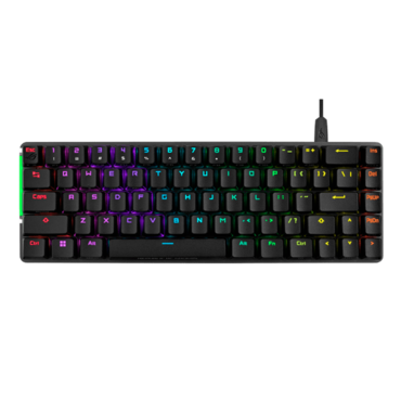ROG Falchion Ace, Per Key RGB, ROG NX Brown, Wired, Black, Mechanical Gaming Keyboard