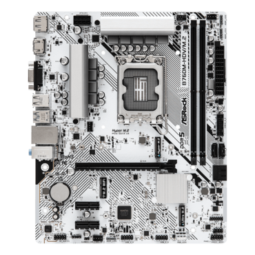 B760M-HDV/M.2, Intel® B760 Chipset, LGA 1700, microATX Motherboard