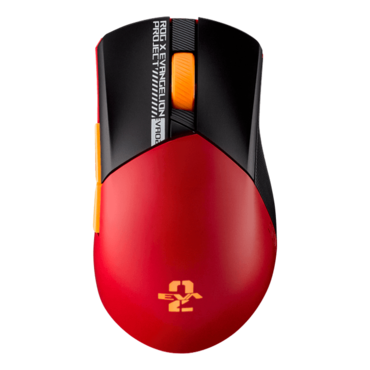 ROG Gladius III Wireless Aimpoint EVA-02 Edition, RGB, 36000-dpi, Wired/Bluetooth/Wireless, Red/Black, Optical Gaming Mouse