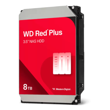 8TB Red Plus WD80EFPX, 5640 RPM, SATA 6Gb/s, 256MB cache, 3.5&quot; HDD