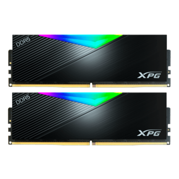 32GB (2 x 16GB) Lancer RGB DDR5 7200MT/s, CL34, Black, RGB LED, DIMM Memory