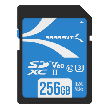 256GB V60 SD UHS-II 270 / 170MB/s SD Memory Card