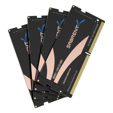 64GB (4 x 16GB) Rocket SB-DR5S-16GX4 DDR5 4800MT/s, CL40, SO-DIMM Memory