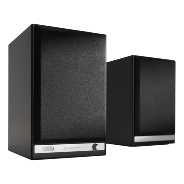 HD5-BLK, Wired/Bluetooth, Matte Black, 2.0 Channel Bookshelf Speakers