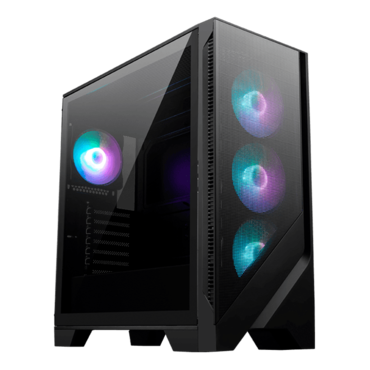 MAG FORGE 321R AIRFLOW, Tempered Glass, No PSU, ATX, Black, Mid Tower Case