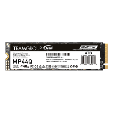 4TB MP44Q, 7400 / 6500 MB/s, 3D QLC NAND, PCIe NVMe 4.0 x4, M.2 2280 SSD