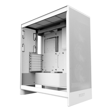 H7 Flow (2024), Tempered Glass, No PSU, E-ATX, White, Mid Tower Case