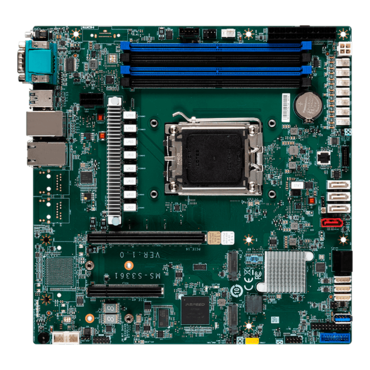 D3051 (D3051GB2N-1G), AMD B650, AM5, DDR5-5200 192GB ECC/non-ECC UDIMM / 4, VGA, M.2 / 2, USB 3.2 Gen1 / 4, 1GbLAN / 2, microATX Retail